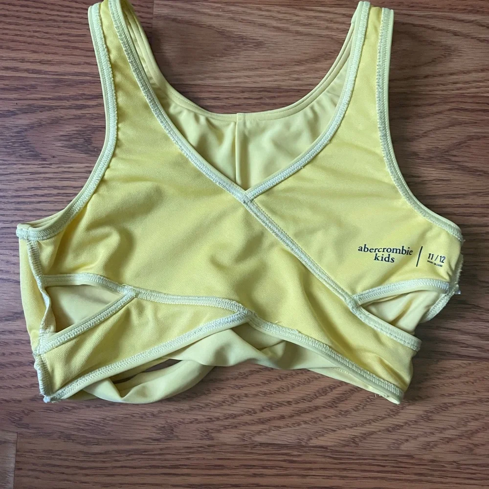 Yellow bikini top from Abercrombie kids! - Picture 5 of 5